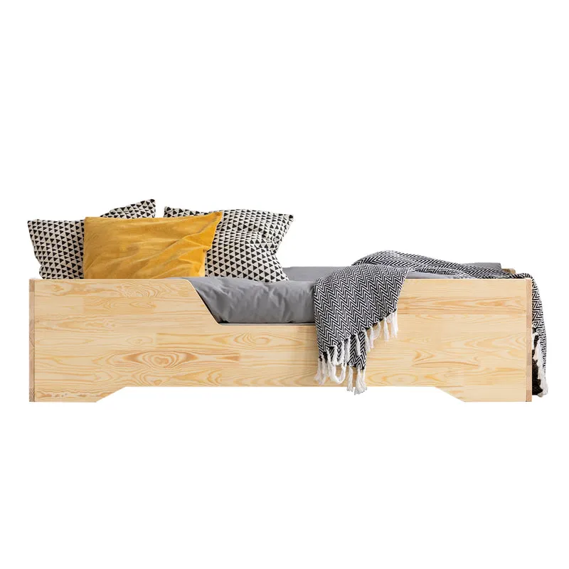 Lit 70x140 sommier inclus Maxine Bois