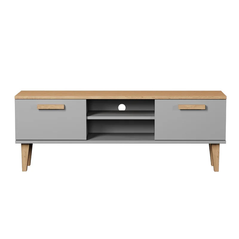 Meuble TV 120 cm Denver - Gris