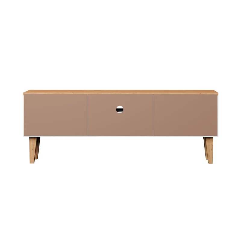 Meuble TV 120 cm Denver - Blanc
