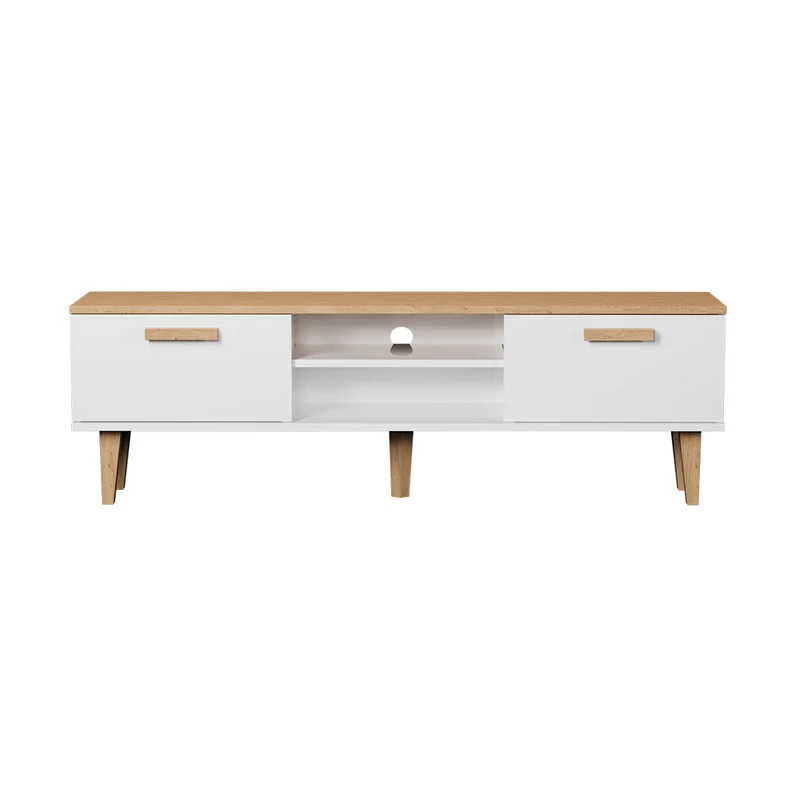 Meuble TV 160 cm Denver - Blanc