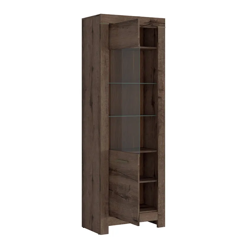 Vitrine 2 portes Adam Bois foncé