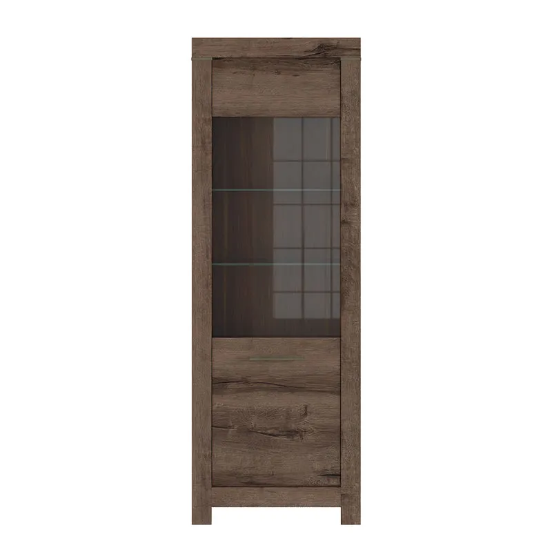 Vitrine 2 portes Adam Bois foncé