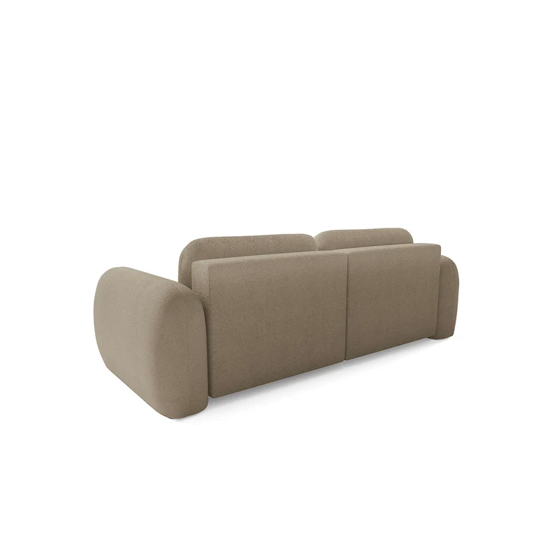 Canapé d'angle réversible convertible 3 places avec coffre Livio Beige
