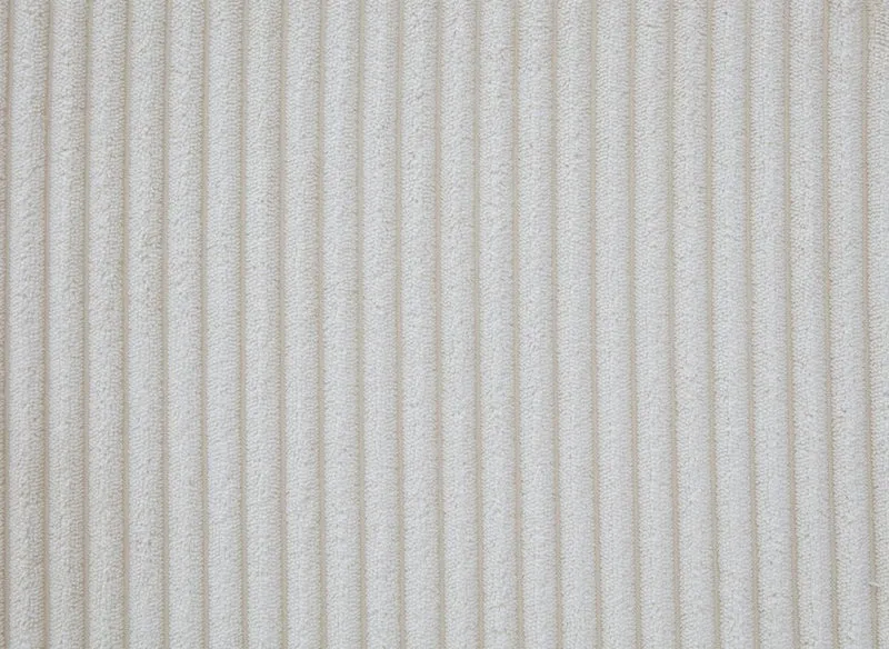 Canapé d'angle modulable en velours côtelé épais beige HARLEM
