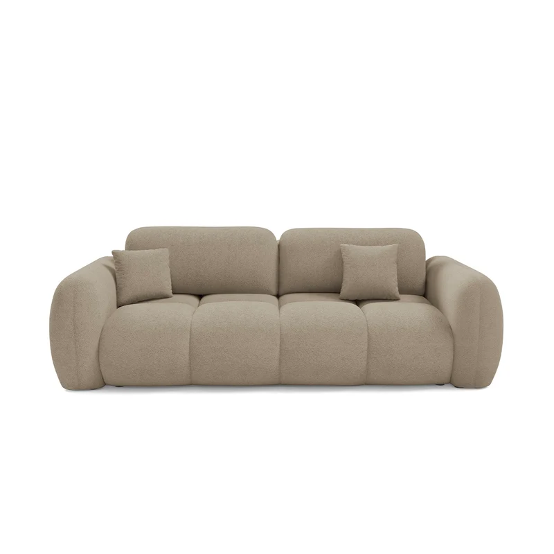 Canapé convertible 3 places avec coffre Livio Beige
