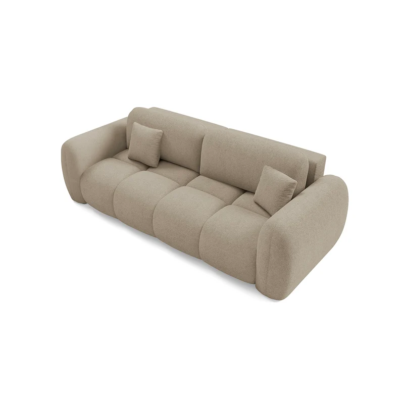 Canapé convertible 3 places avec coffre Livio Beige