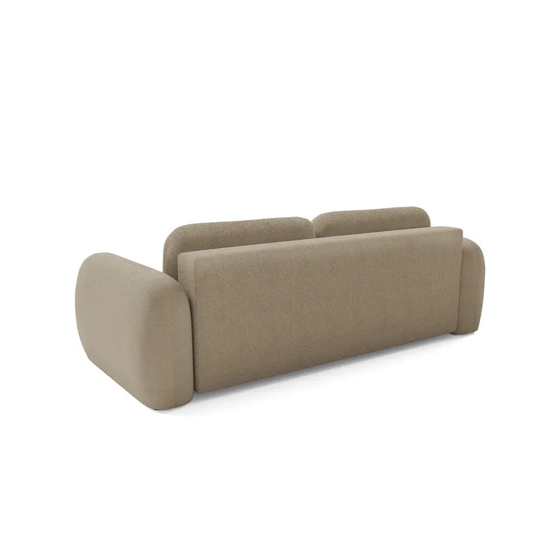 Canapé convertible 3 places avec coffre Livio Beige