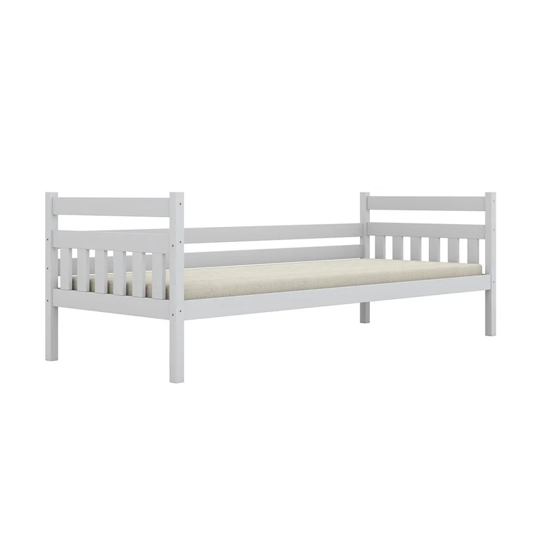 Lit gigogne 90x200 sommiers et tiroirs inclus David Blanc