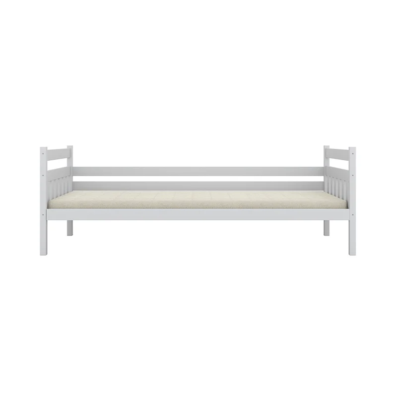 Lit gigogne 90x200 sommiers et tiroirs inclus David Blanc