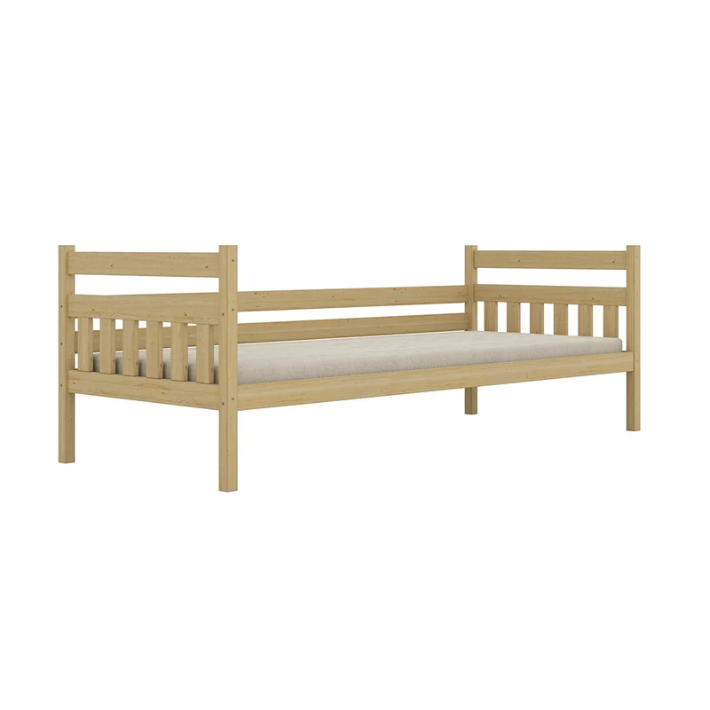 Lit 90x200 sommier et tiroirs inclus David Bois