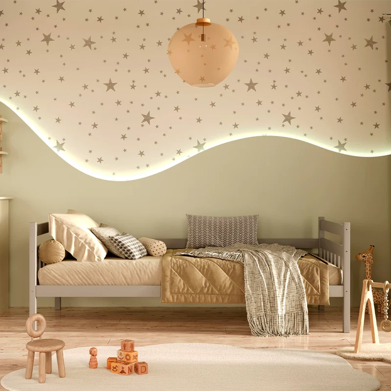 Lit gigogne 90x200 sommiers et tiroirs inclus David Gris
