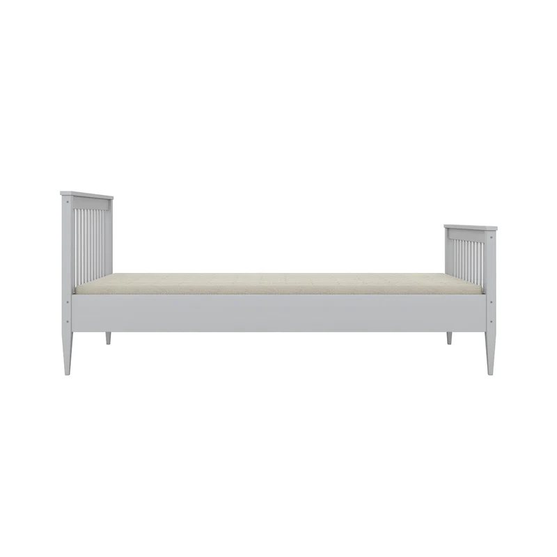Lit 90x200 sommier inclus Emilia Blanc