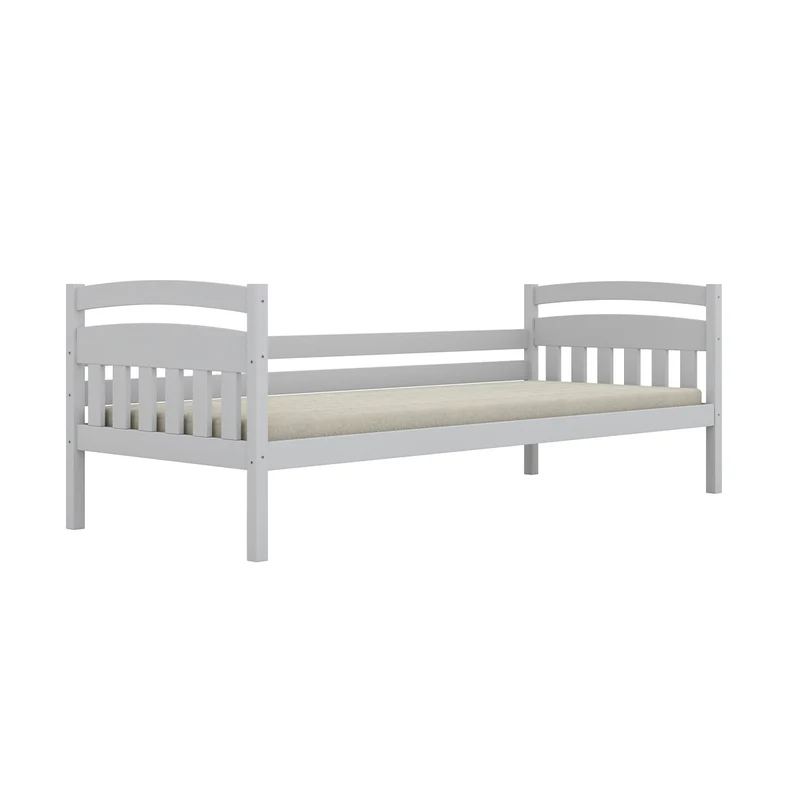 Lit 90x200 sommier et tiroirs inclus Tosia Blanc