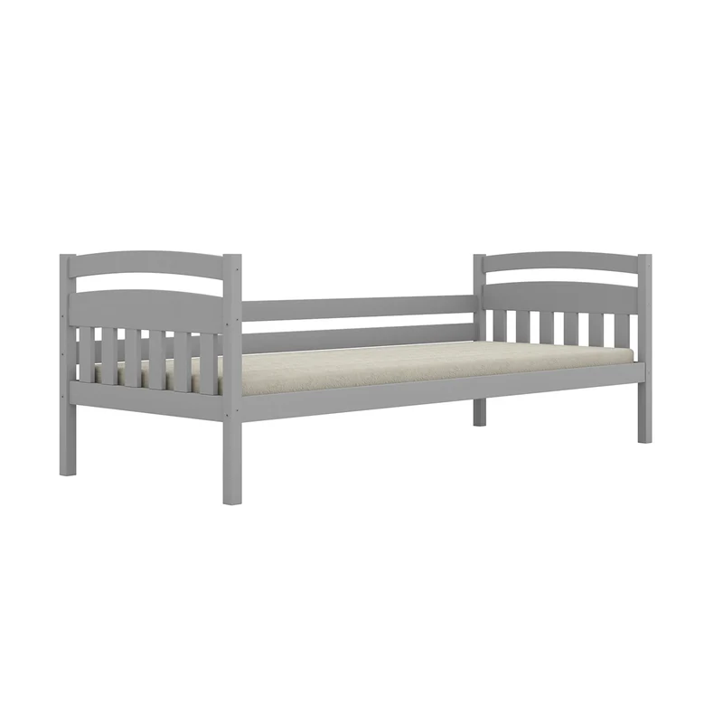 Lit 90x200 sommier et tiroirs inclus Tosia Gris