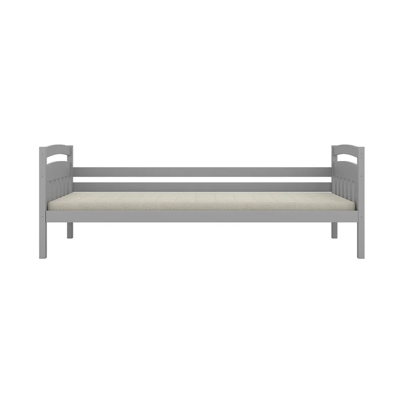 Lit gigogne 90x200 sommiers et tiroirs inclus Tosia Gris