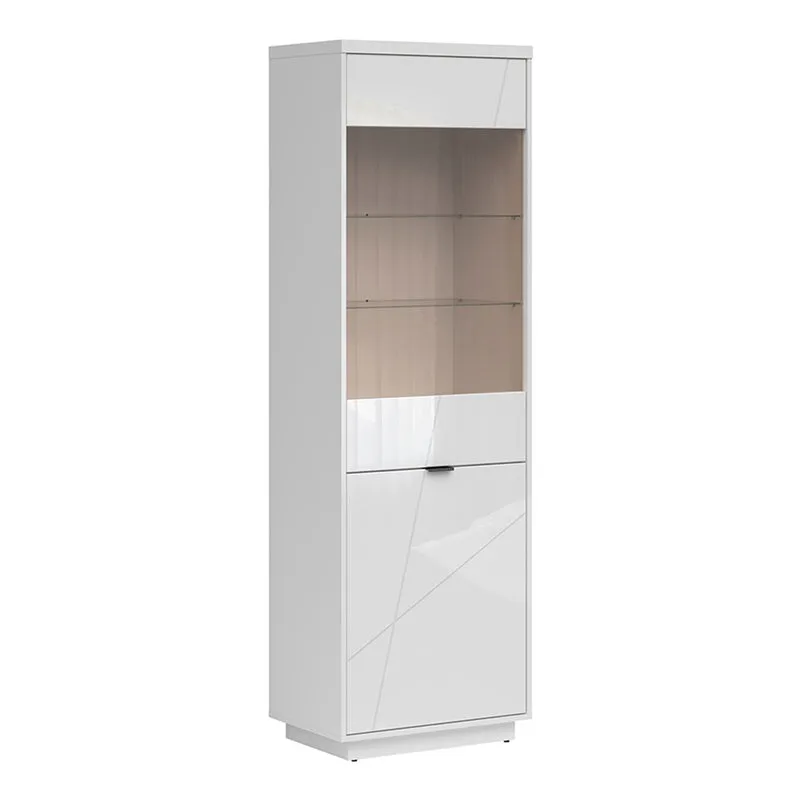Vitrine 2 portes Sven Blanc