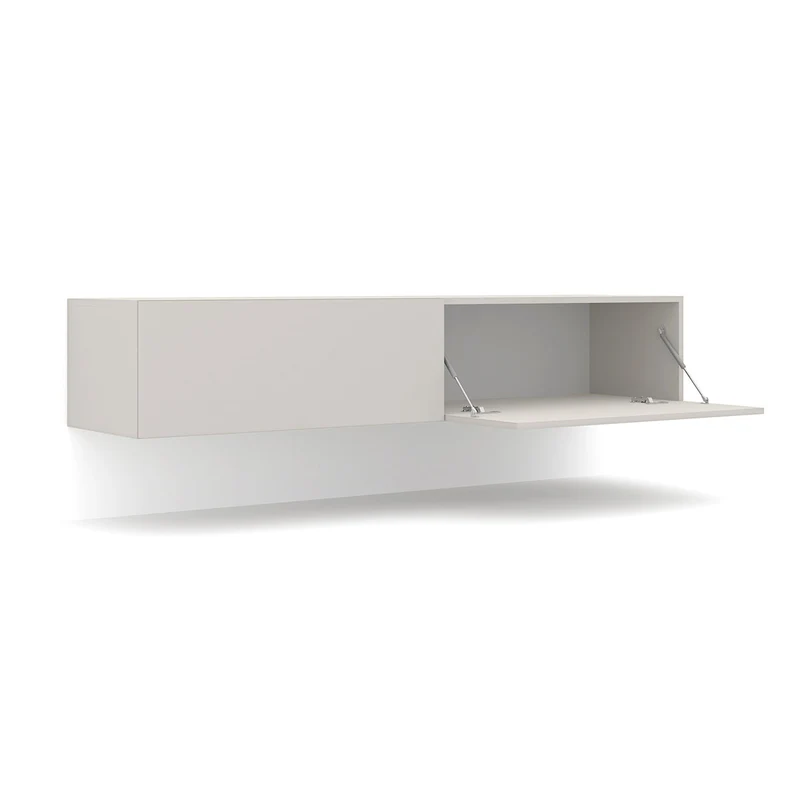 Meuble TV mural 2 portes 160 cm Bali Cachemire