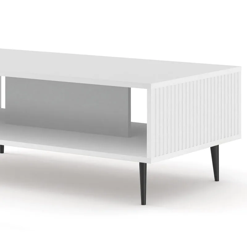 Table basse 90 cm Philaé Blanc