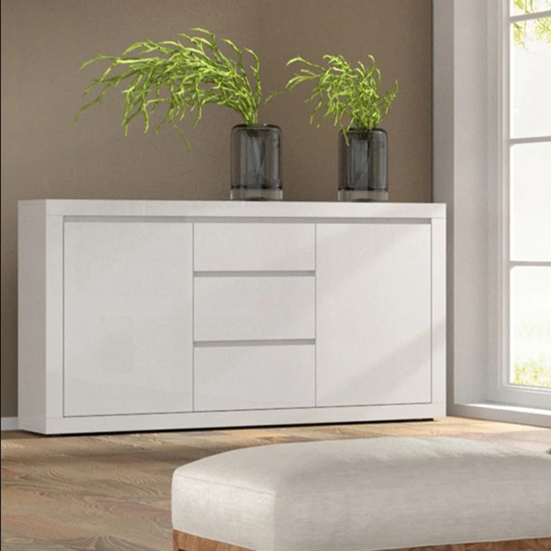 Buffet 2 portes 3 tiroirs Olia Blanc
