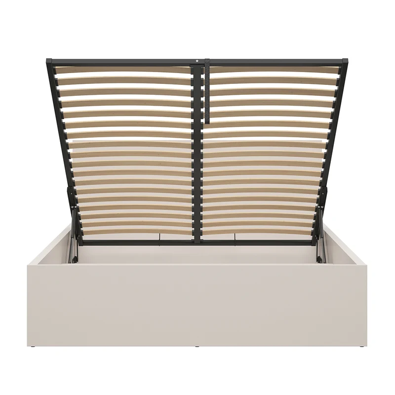 Lit coffre 160x200 sommier inclus Edwin Cachemire