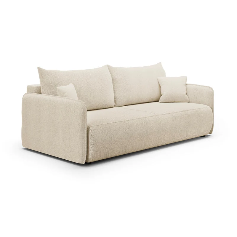 Canapé convertible 3 places avec coffre Claudio Beige