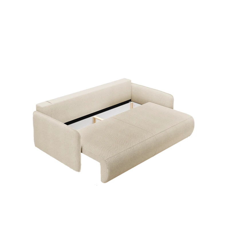 Canapé convertible 3 places avec coffre Claudio Beige