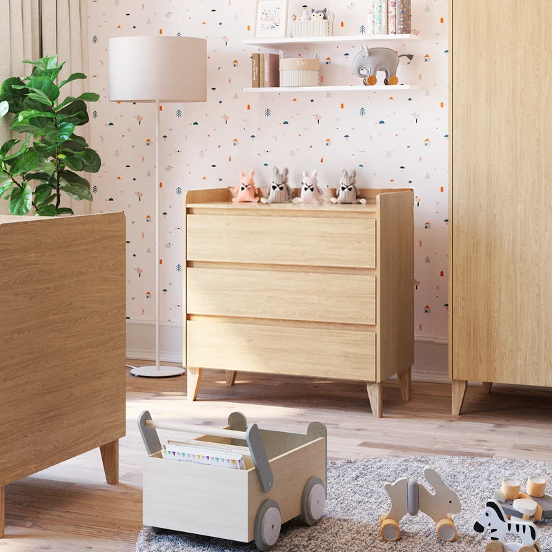 Commode 3 tiroirs Vox Muve Bois