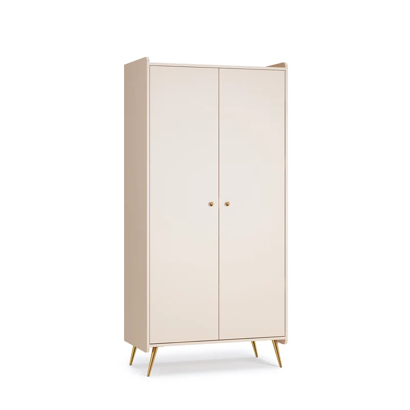 Commode 3 tiroirs et armoire 2 portes Vox Lunea Cachemire