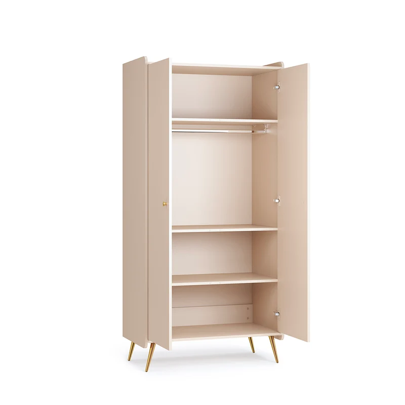 Commode 3 tiroirs et armoire 2 portes Vox Lunea Cachemire