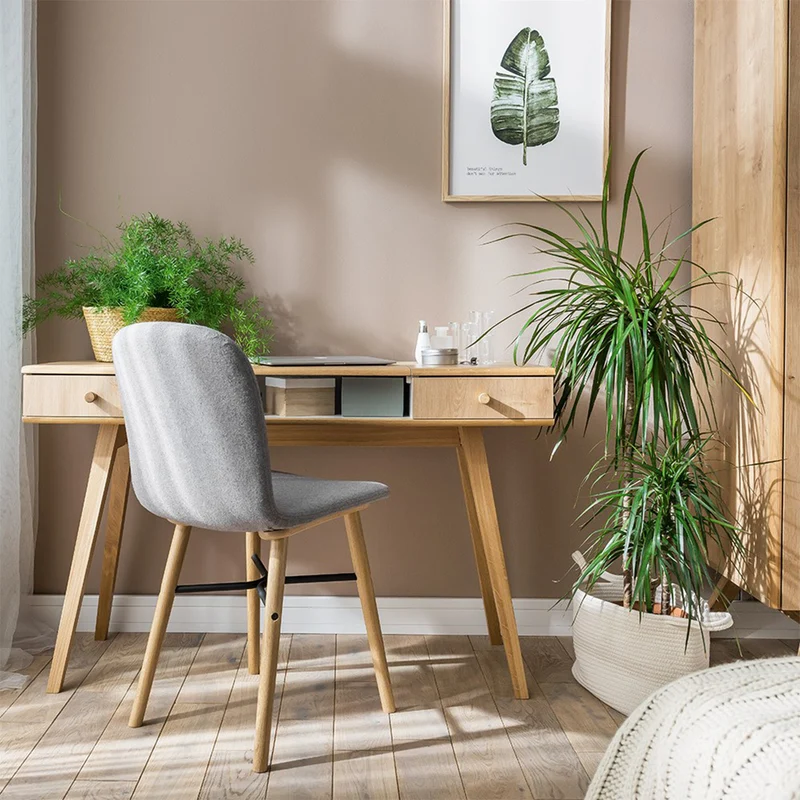 Coiffeuse bureau avec miroir Vox Nature Bois