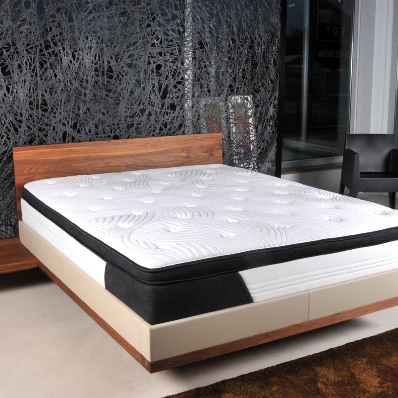 Matelas 140x190 ressorts et mémoire de forme Aurore