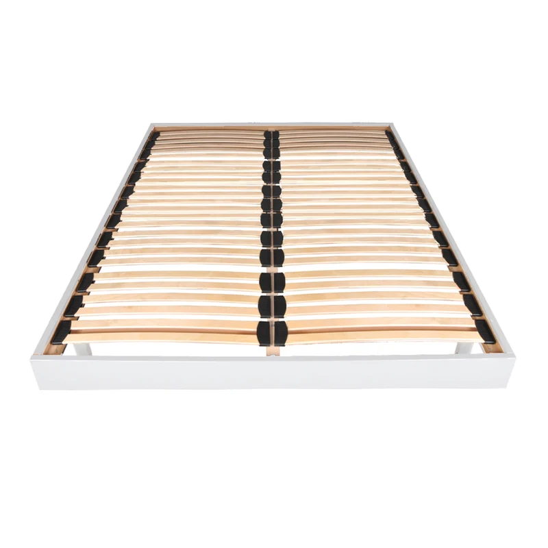 Sommier sur pied 140x190 26 lattes Izar Blanc