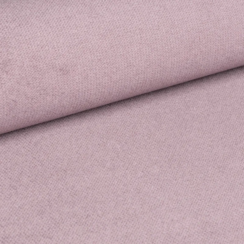 Canapé d'angle convertible droit 4 places Wilson velours Rose