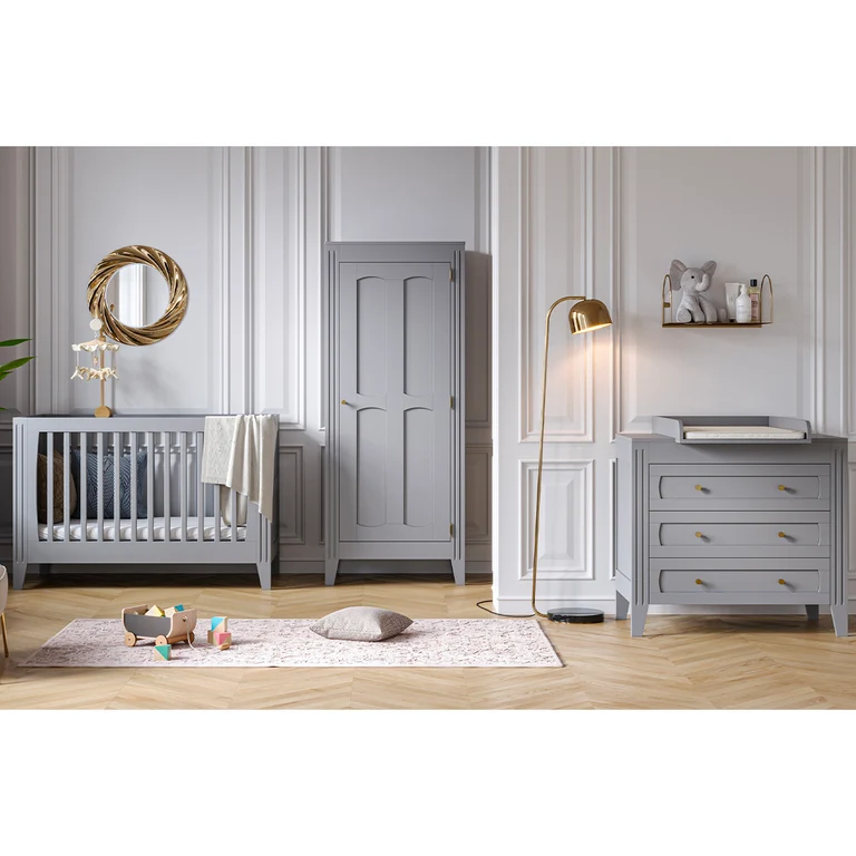 Armoire 1 porte Vox Milenne Gris