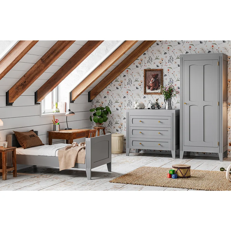 Armoire 1 porte Vox Milenne Gris