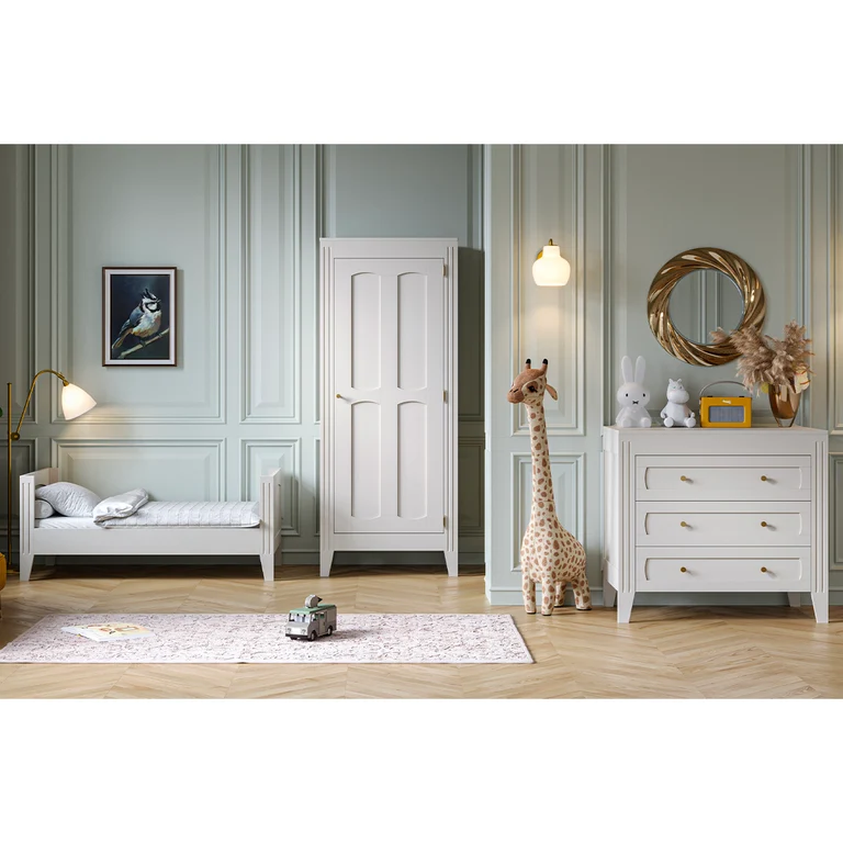Commode 3 tiroirs Vox Milenne Blanc