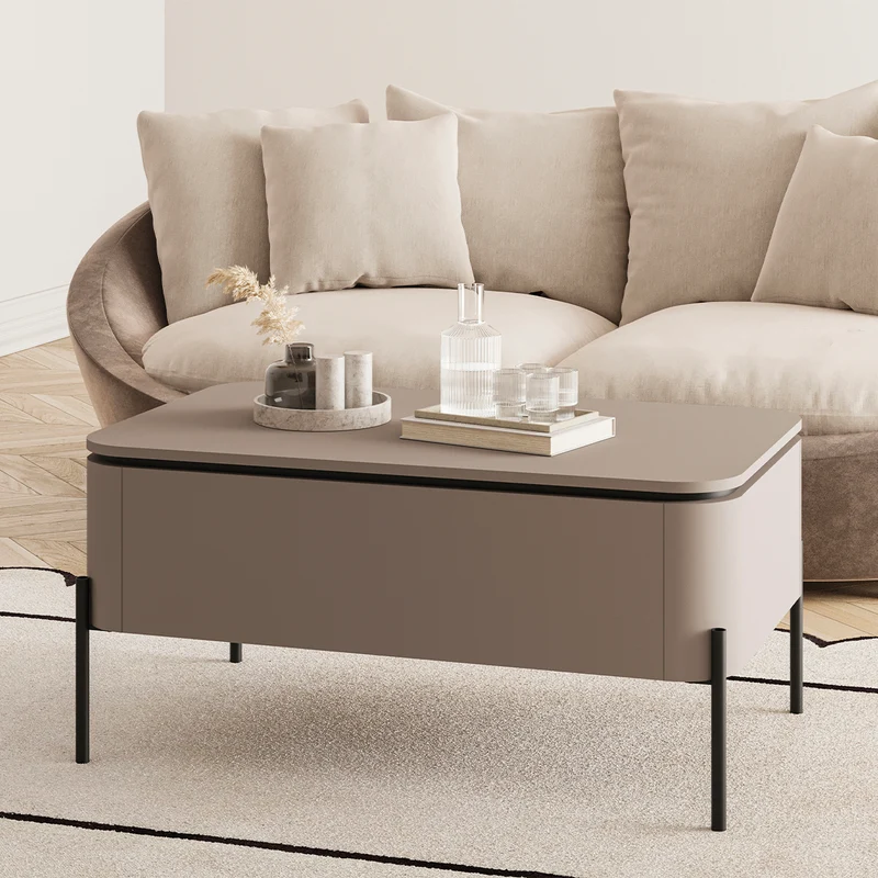 Table basse 1 tiroir Junon Taupe