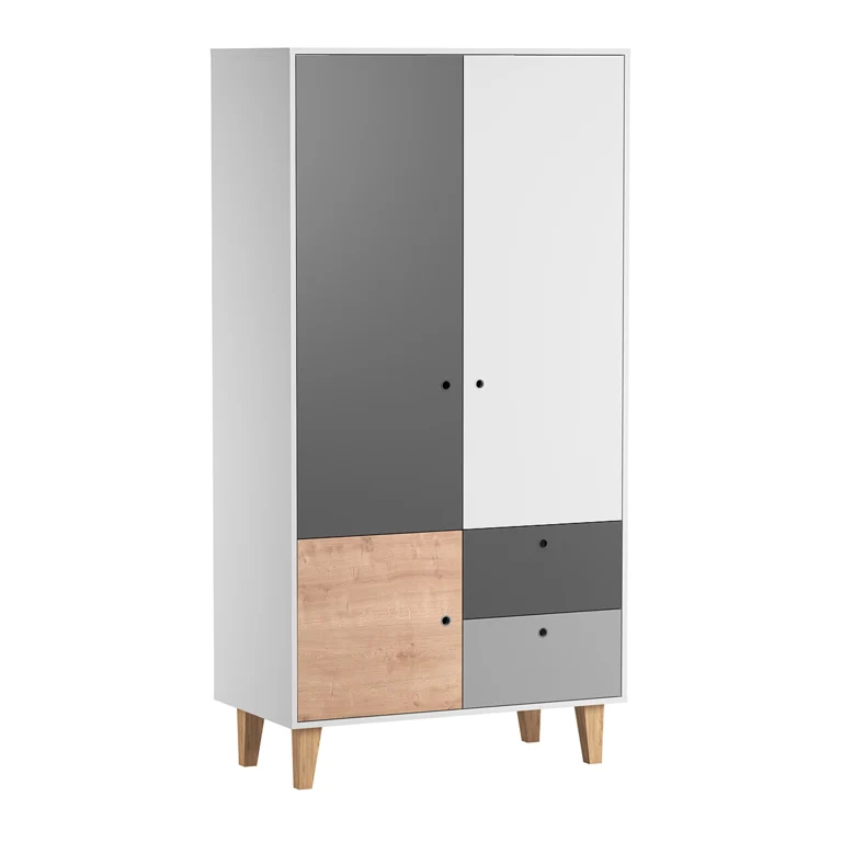 Commode 3 tiroirs et Armoire Vox Concept Bois