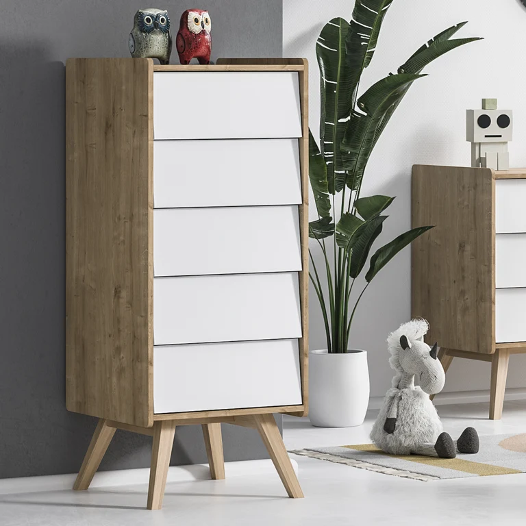 Chiffonnier Vox Vintage Bois Blanc