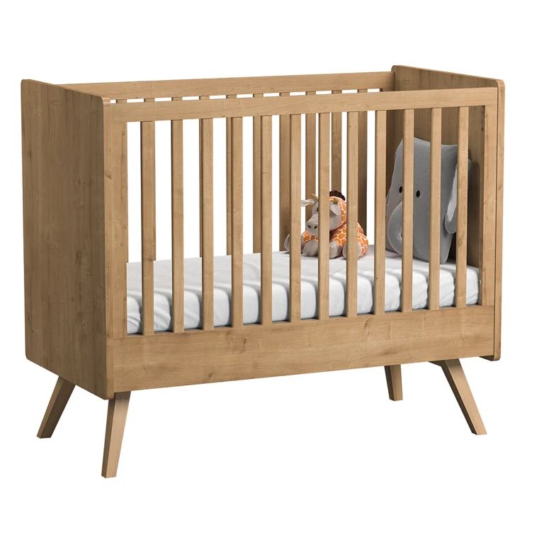 Lit bébé et Commode à langer Vox Vintage Bois