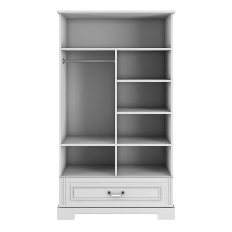 Commode 3 tiroirs et armoire 2 portes Bellamy Ines Blanc
