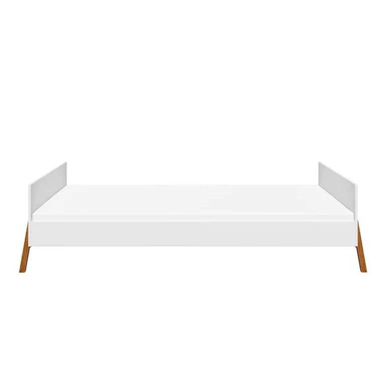 Lit 90x200 sommier inclus Bellamy Lotta Blanc