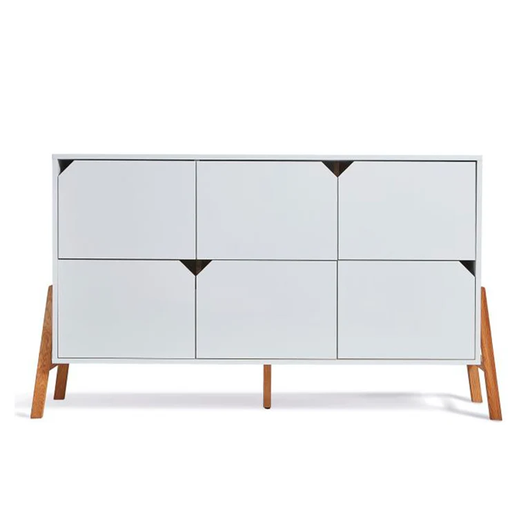 Lit évolutif 70x140 et commode 6 tiroirs Bellamy Lotta Blanc