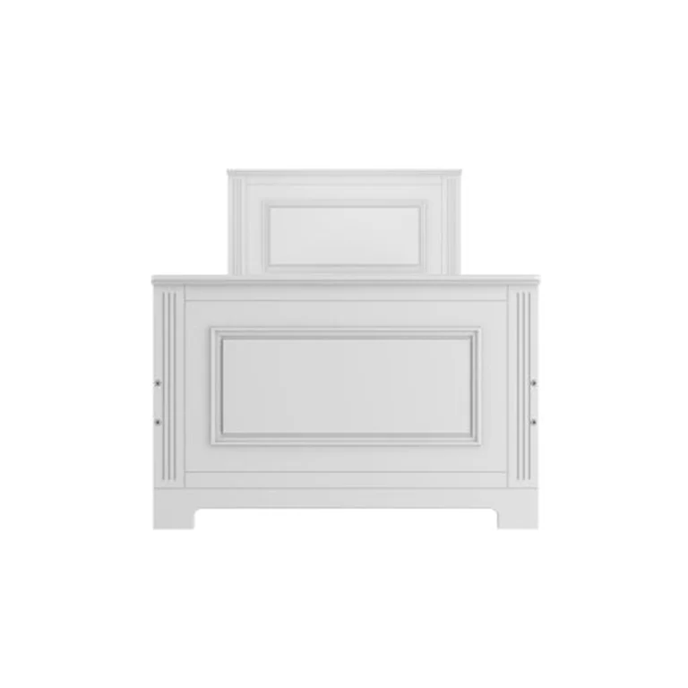 Lit 90x200 sommier et tiroir inclus Bellamy Ines Blanc
