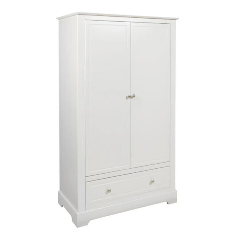 Commode 3 tiroirs et armoire 2 portes Bellamy Marylou Blanc