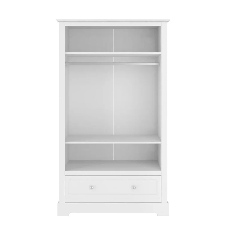 Commode 3 tiroirs et armoire 2 portes Bellamy Marylou Blanc