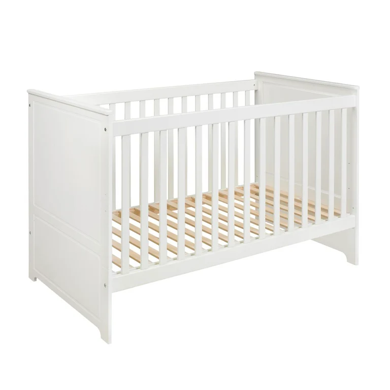 Lit évolutif 70x140 et commode 3 tiroirs Bellamy Marylou Blanc