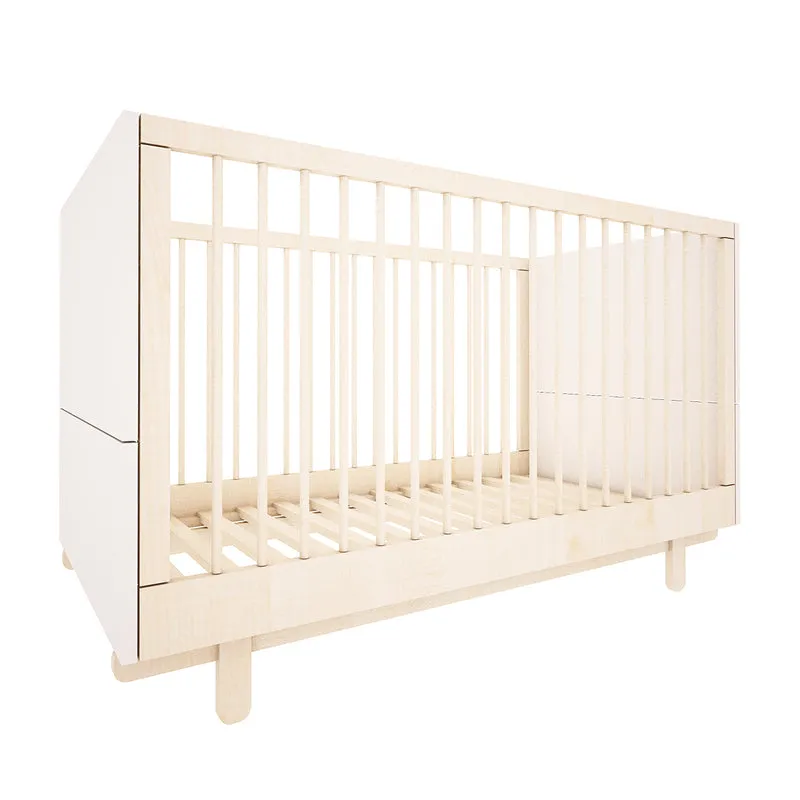 Lit évolutif 70x140 et commode 3 tiroirs Wood Luck Romy - Blanc