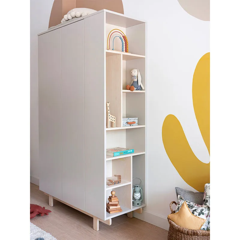 Armoire 2 portes Wood Luck Romy - Cachemire