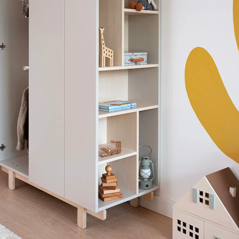 Armoire 2 portes Wood Luck Romy - Cachemire